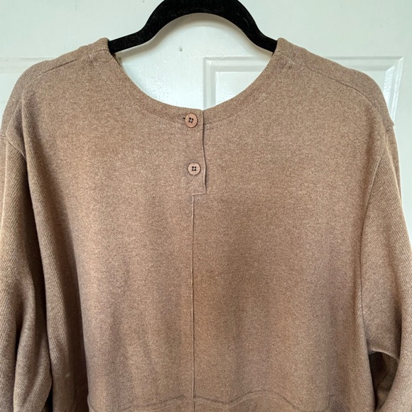 J. Jill Long Sleeve Brown Dress 3X - Picture 5 of 7